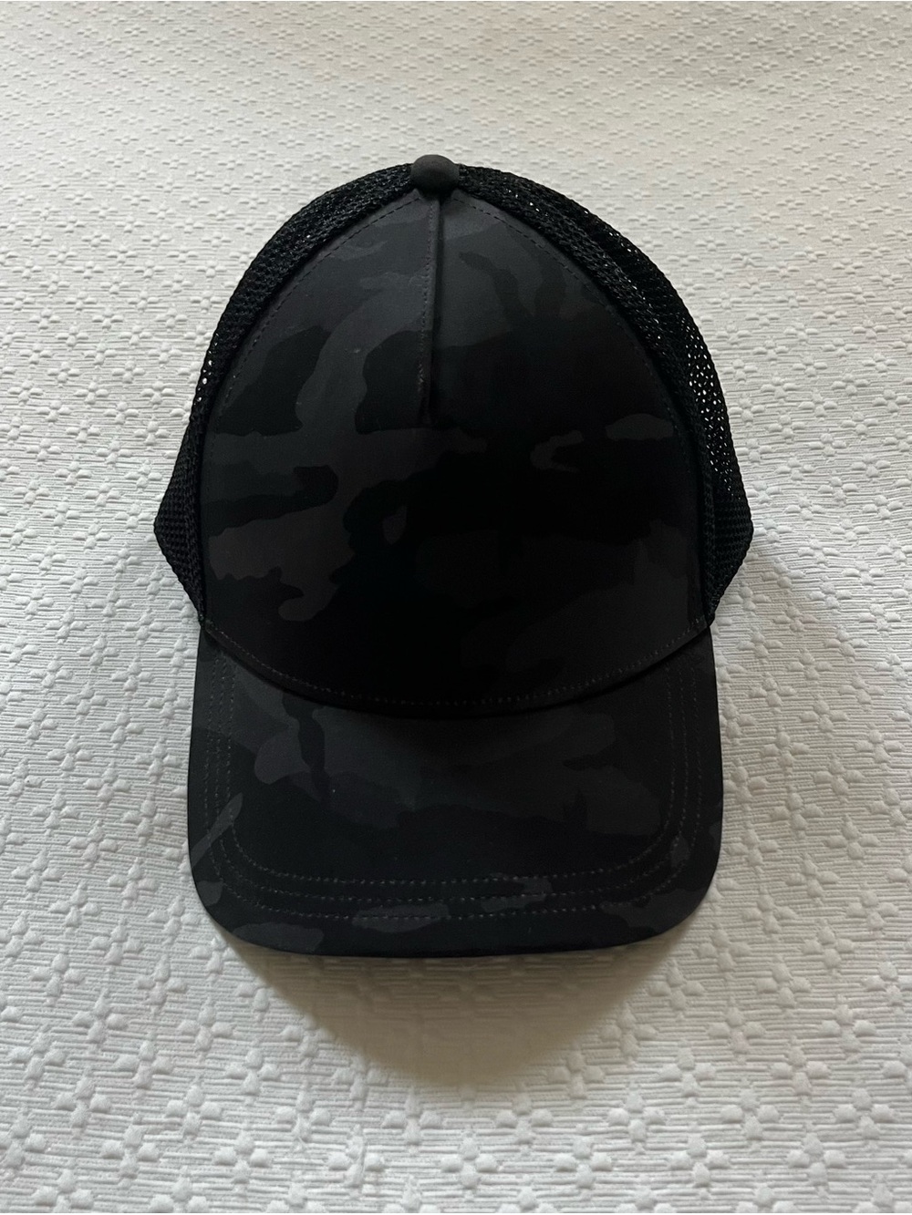 lululemon athletica Black Camo Mesh Trucker Hat